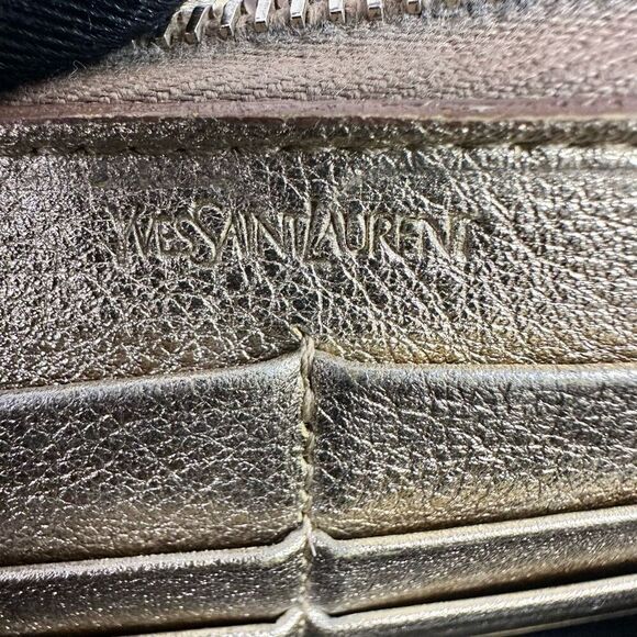 Yves Saint Laurent YSL Y-Mail Long Zippy Wallet Crossbody Converted - Picture 9 of 16